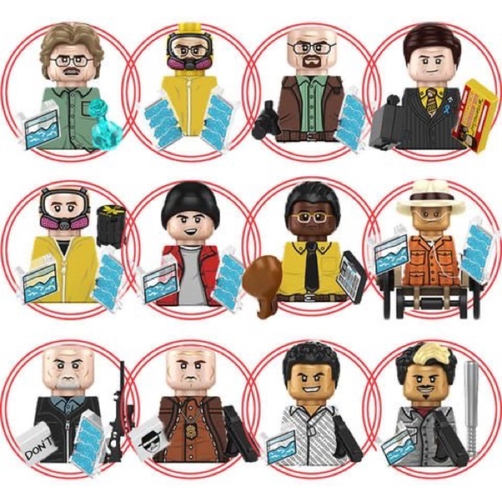 Custom Breaking Bad Mini Figure Set of 12